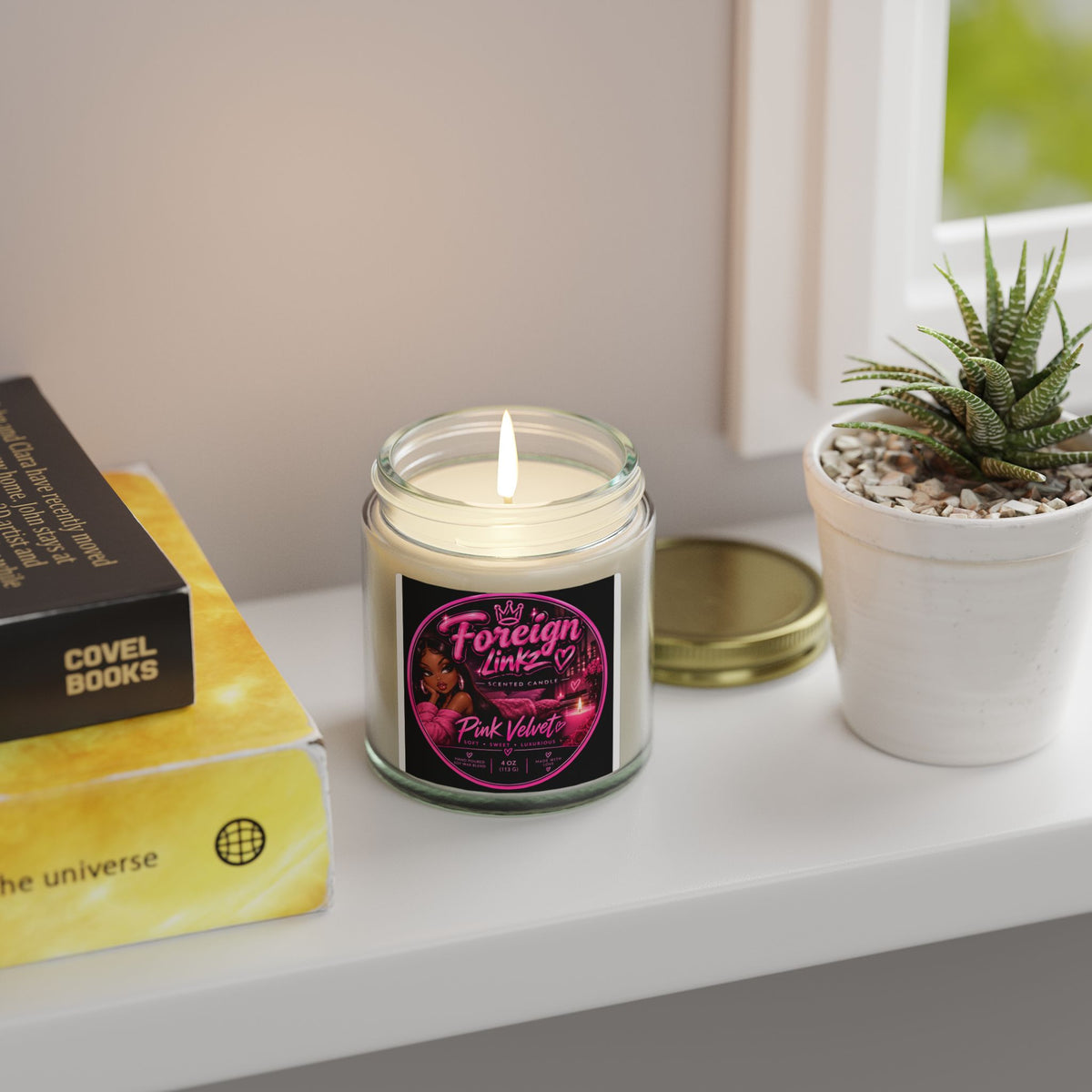 Pink Velvet Foreign Linkz Scented Candle