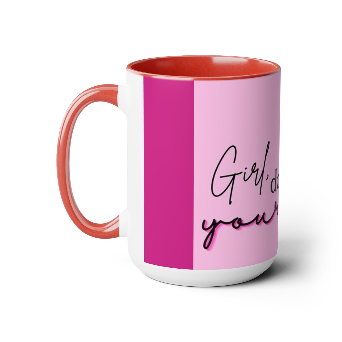 Two-Tone Coffee Mugs, 15oz