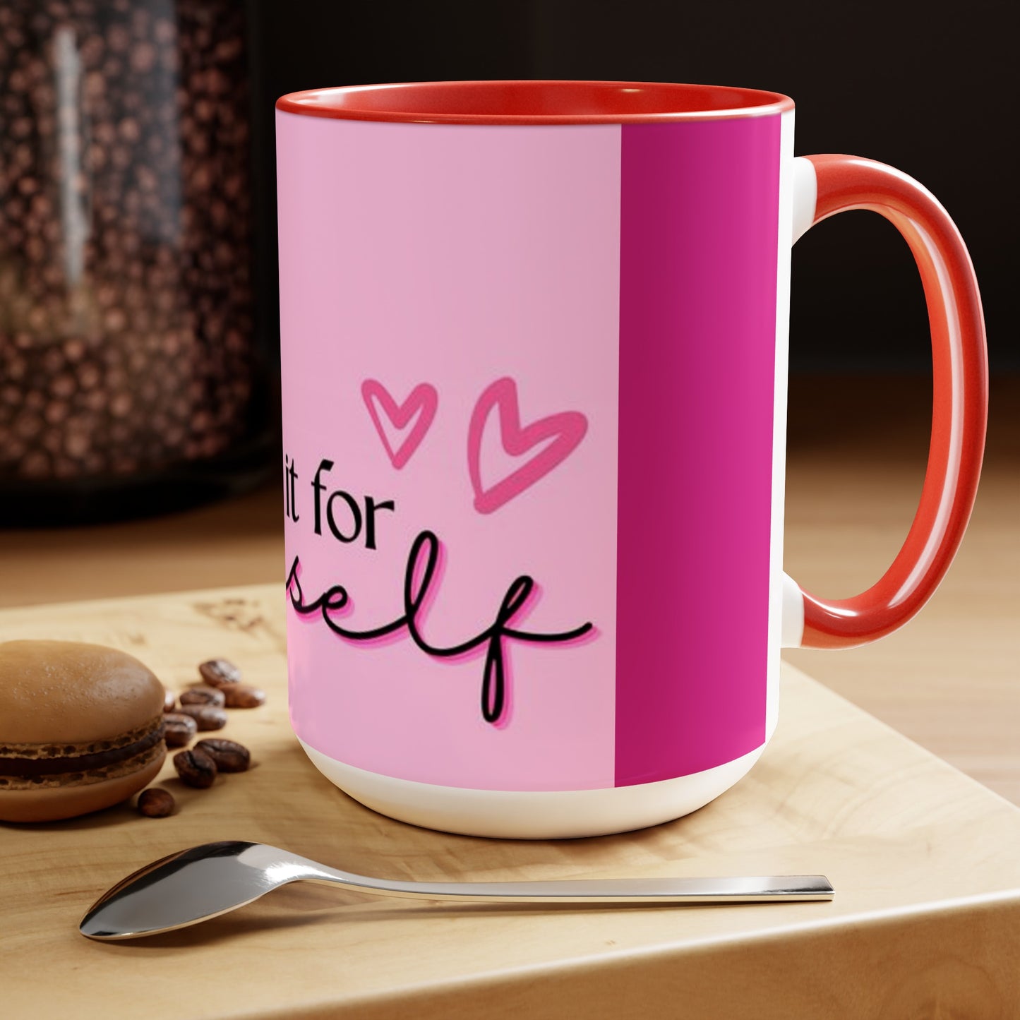 Two-Tone Coffee Mugs, 15oz