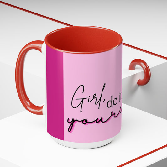 Two-Tone Coffee Mugs, 15oz