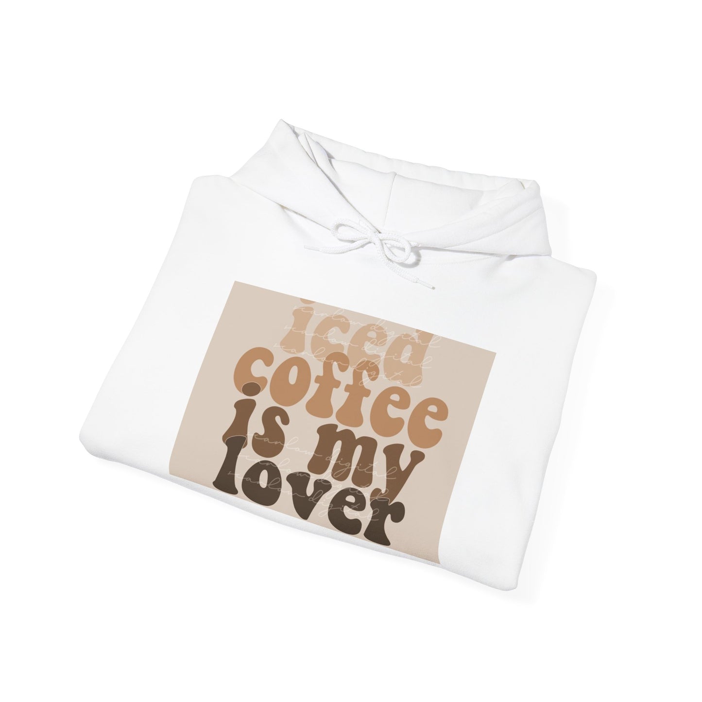 Coffee Lover's Heavy Blend Hoodie with Motivational Design