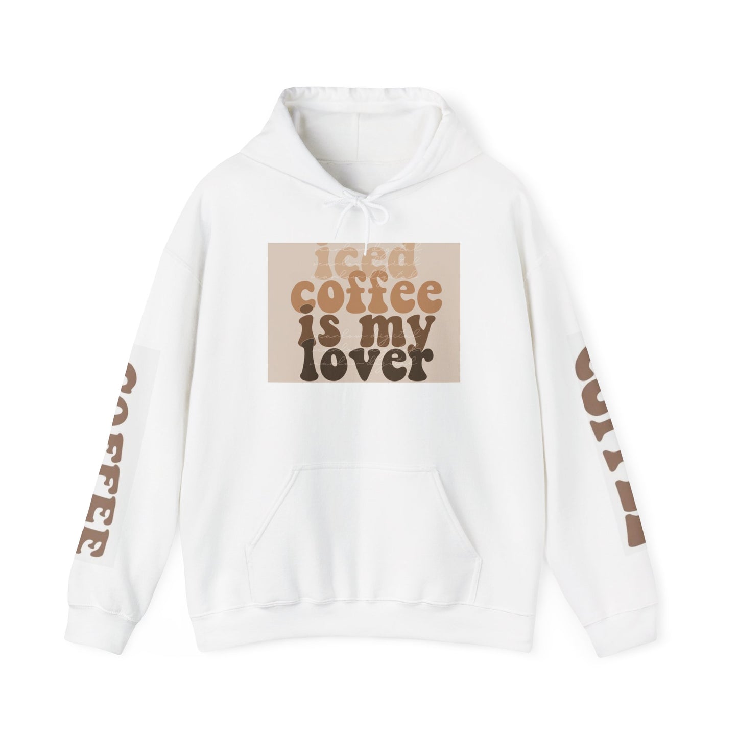 Coffee Lover's Heavy Blend Hoodie with Motivational Design