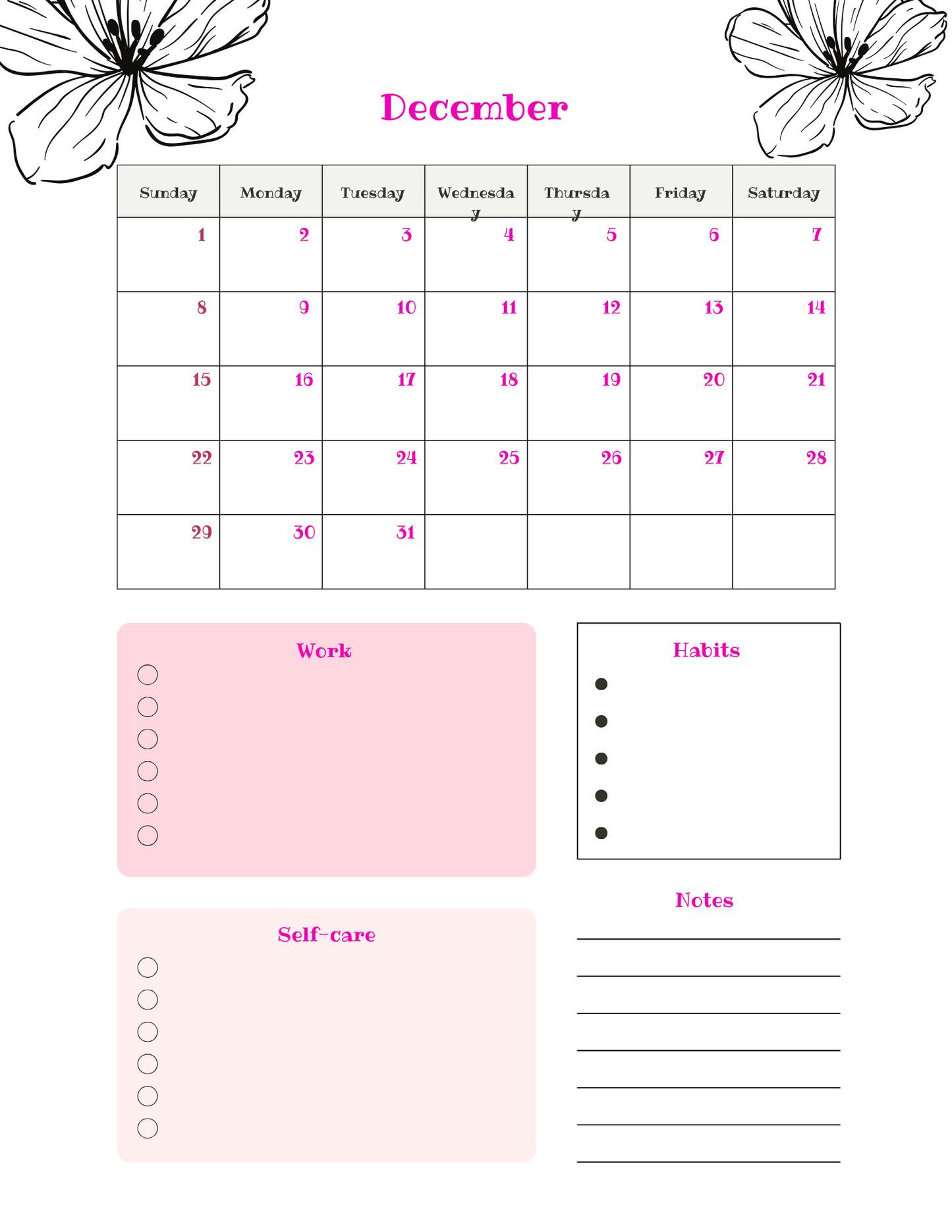 Digital daily planner