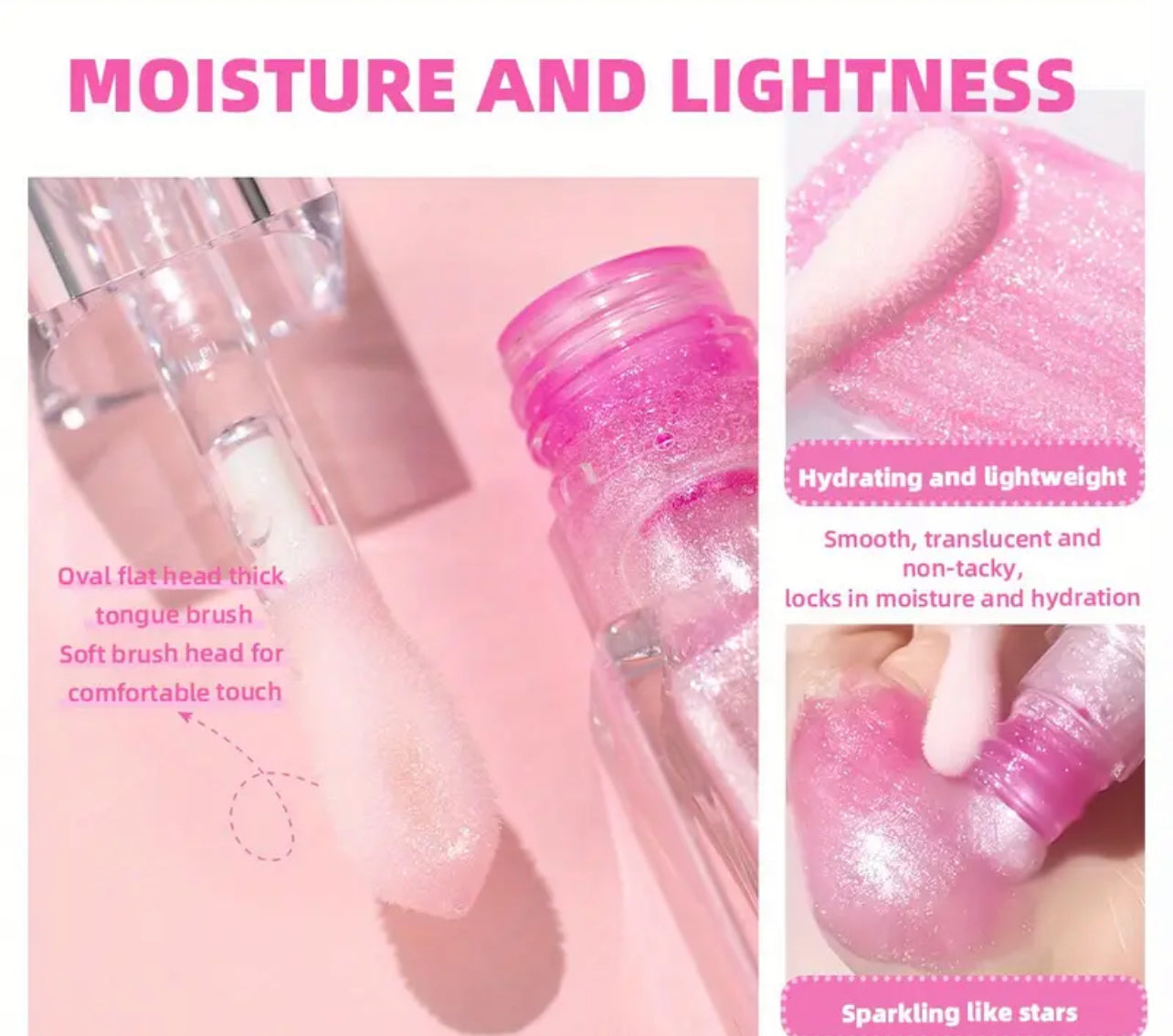 Color changing lip gloss